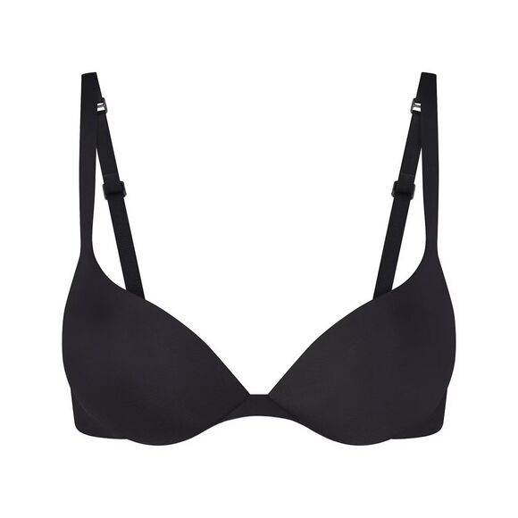 Skims Ultimate Push-up Plunge Bra Onyx Size 34A - Picture 1 of 9